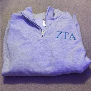 Quarter Zip ZTA sweatshirt